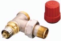 Danfoss sarok radiátorszelep előbeállítás RA-N 15 1/2''-3/4''-os Eurokónuszos külső menet (013G4201)