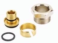 Danfoss alupex csatlakozó radiátorszelephez R1/2" 16x2 mm-es (013G4176)