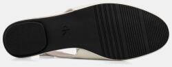 Calvin Klein Кожени балеринки Calvin Klein BALLERINA SLING BACK LTH (HW0HW02655) - answear - 91,90 лв
