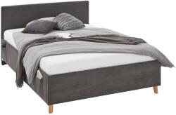 meise.möbel Antracit színű, kordbársony ágykeret Meise Möbel Cool 140 x 200 cm (2205-99-3000)