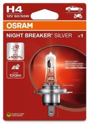 OSRAM Night Breaker Silver izzó H4 12V/60/55 - X1 OSRAM Elektronika Lámpa, fényszóró, index Izzó