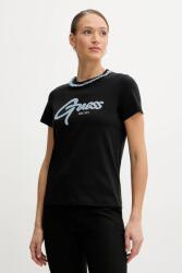 Guess pamut póló női, fekete, W5GI03 I3Z14 - fekete S