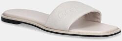 Calvin Klein papucs FLAT SLIDE - HE bézs, női, HW0HW02378 - bézs Női 39