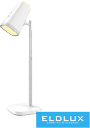 ELDLUX Tölthető asztali-fali lámpa 5V-1500mAh 6w 310lm CCT 76x126mm Fehér (BL-1008-B)