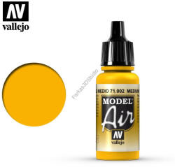 Vallejo - Model Air - Medium Yellow 17 ml