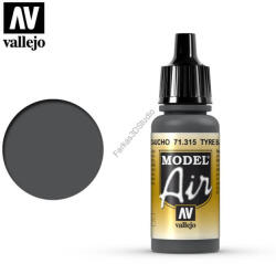 Vallejo - Model Air - Tyre Black 17 ml