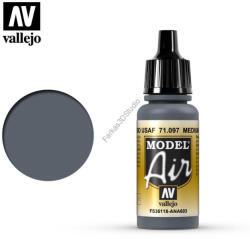 Vallejo - Model Air - Medium Gunship Gray 17 ml