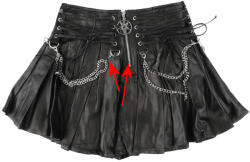 Devil Fashion fustă de damă DEVIL FASHION - Tied With Rope - DETERIORAT - MY962