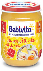 Bebivita Плодово Пюре Различни плодове 190 гр. - 4+ месеца