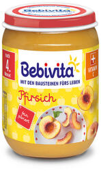 Bebivita Плодово Пюре Праскови 190 гр. - 4+ месеца