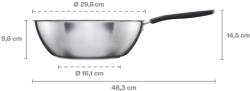 Fiskars FISKARS Functional Form wok serpenyõ, 28 cm, kerámia bevonattal ÚJ 1072313