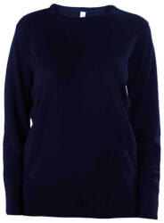 Kariban Női környakas testhezálló pulóver, Kariban KA968, Navy-2XL (ka968nv-2xl)