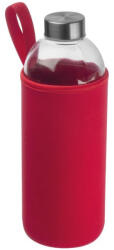 M-Collection Üveg ivópalack neoprén tokban, 1000 ml, Piros (MC6242705)