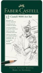 Faber-Castell Creion grafit hexagonal Artă Castell 9000 Faber-Castell, 12 buc/set