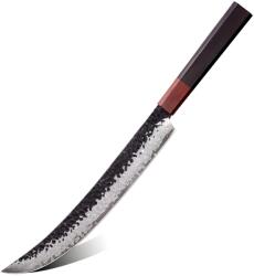 HARAHU Cuțit de bucătărie damasc AO-37381 - Slicer / Maro KP37381