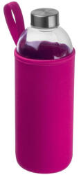 M-Collection Üveg ivópalack neoprén tokban, 1000 ml, Rózsaszín (MC6242711)
