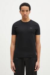Paul Smith pamut póló 3 db fekete, férfi, melange, M1A-389-M3PK - fekete XL