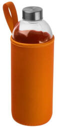 M-Collection Üveg ivópalack neoprén tokban, 1000 ml, Narancssárga (MC6242710)