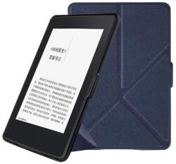 Amazon 2020 / Kindle 2019 Smart Tok - Kitámasztható Origami Hajtogatós Tok Sötétkék
