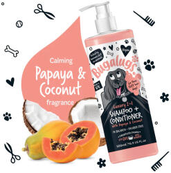 Bugalugs Luxury 2in1 - kókusz és papaya sampon 500ml (BUG-29783)
