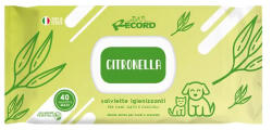 Record Salviette Citronella törlőkendő 40db-os citromfű illat (RC-70770)