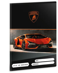 Ars Una Füzet kockás ARS UNA A/5 32 lapos 27-32 Lamborghini narancssárga (53634467) - papir-bolt
