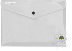 E-collection műanyag, patentos A/4 irattasak - átlátszó
