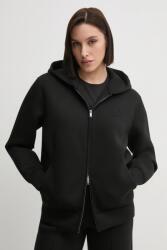 Calvin Klein felső fekete, női, melange, kapucnis, K20K208087 - fekete XL