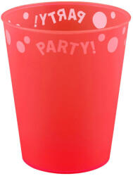  Red, Piros micro prémium műanyag pohár 250 ml (PNN96197)