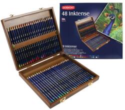 Derwent Caseta lemn 48 creioane acuarela Inktense Derwent