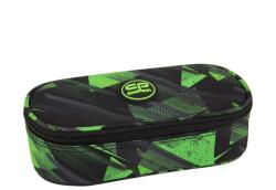 COOLPACK Ученически несесер Coolpack - Campus - GREEN MIRROR черно и зелено