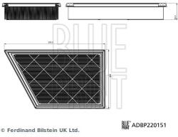 BLUE PRINT Filtru aer BLUE PRINT ADBP220151 (ADBP220151) - fixbox