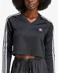 Adidas Originals Long Sleeve Cropped Top Black