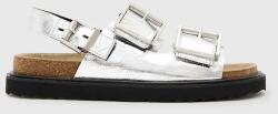 AllSaints bőr szandál Isla Sandal ezüst, W044FC - ezüst Női 37