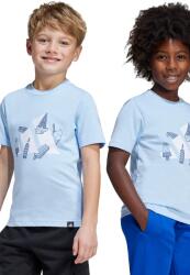 Adidas gyerek pamut póló nyomott mintás, JI6679 - kék 128