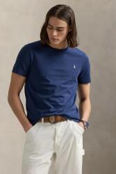 Ralph Lauren pamut póló piros, sima, 710671438 - sötétkék XL