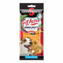 FitActive SNACK Denta-Sticks Hypoallergenic Immunity "S" - jutalomfalat (vörösáfonya, kurkuma) kutyák részére (140g) (10167)