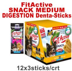 FitActive SNACK Denta-Sticks Hypoallergenic Digestion "M" - jutalomfalat (rozmaring, kurkuma) kutyák részére (12dbx150g/#) - csak kartonra (10179)