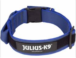Julius-K9 Julius-K9 Color&Gray nyakörv bizt. zárral, fogantyúval 50mm, nylon-kék (10324)
