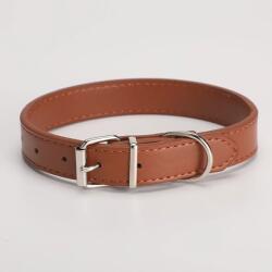 PetOasis vegán bőr nyakörv (1.0*25cm) barna