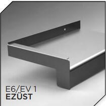 070 mm Extrudált alumínium párkány EV 1 Eloxált felülettel (20208070)