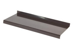  460mm széles barna hajlított alumínium párkány RAL8017 (20104460)