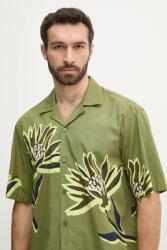 HUGO BOSS pamut ing férfi, zöld, relaxed, 50540851 - zöld S