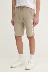 Alpha Industries pamut rövidnadrág Alpha Jersey Short bézs, férfi, 116366 - bézs XL