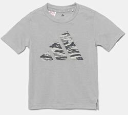 Adidas edzős póló szürke, JI6107 - szürke 176