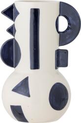 Bloomingville Vază Graphica 24 cm alb-albastru (82062635)