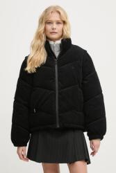 Volcom rövid kabát női, fekete, téli, oversize, B1732300 - fekete L