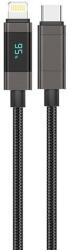 FONENG XS05 PD27W USB-C to Lightning cable, 1.2m (black)