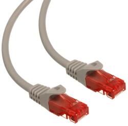 Maclean UTP Cat6 patchkábel RJ45-RJ45, 2 m, szürke PVC köpeny (47271)