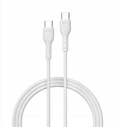 DEVIA Kintone EC151 Usb-c kábel Usb-c 1, 0 m 3A fehér (6938595379543)